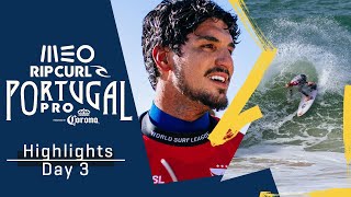 HIGHLIGHTS Day 3  MEO Rip Curl Pro Portugal [upl. by Eded]