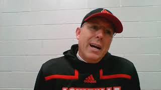 FB Coach Satterfield Post Game Presser Notre Dame [upl. by Lorou]