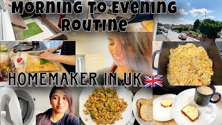 My Morning to Evening Routine As A Homemaker Living In UK 🇬🇧  Vlog 24 homemaker [upl. by Harlene393]