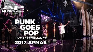 APMAs 2017 Performance PUNK GOES POP LIVE medley STATE CHAMPS [upl. by Elora]