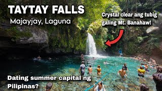 TAYTAY FALLS  Majayjay Laguna  Napakalinaw ng Tubig Galing Mt Banahaw  Honda Beat Solo Ride [upl. by Yetta]