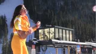 Krysty Bosse remakes John Denver Singing on Skis  Dancing with the Mountains [upl. by Gnet]