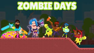 Who is Best in Zombie Days Bowmasters Gameplay [upl. by Ttoile]