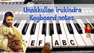 Unakulae irukindra keyboard notes  உனக்குள்ளே இருக்கின்ற  Leads and chords [upl. by Ettecul]