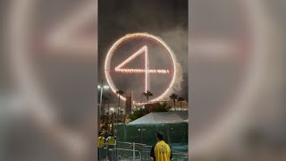 Galactus and Fantastic Four Logo Shown at SDCC Marvel Drone Show [upl. by Batish938]