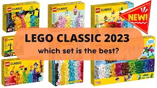 LEGO CLASSIC 2023 ALL SETS Review and Comparison 11027 11028 11029 11030 11031 11032 11033 ideas [upl. by Sabanrab]