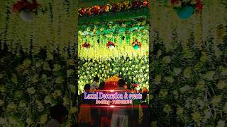 stage decoration wedding decoration entertainment bhojpuri song newsong trending shorts [upl. by Pattison]