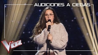 Auba Estela Murillo canta Con las ganas  Audiciones a ciegas  La Voz Antena 3 2019 [upl. by Yesnik]