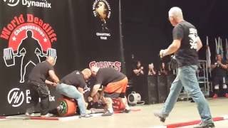 Eddie HALL Collapses during CONANs WHEEL [upl. by Odlareg]