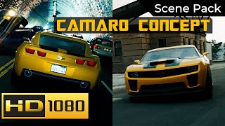 Camaro Concept ● SCENE PACK ● Transformers 1 amp 2 ● HD [upl. by Llirred874]