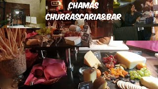 Chamas Churrascaria and bar restaurant at intercontinental Abu Dhabithe amazing Khan sistersuae [upl. by Raman]