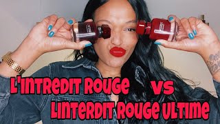 Nuevo GIVENCHY LINTERDIT ROUGE ULTIME VS LINTERDIT ROUGE 💋 [upl. by Annissa522]