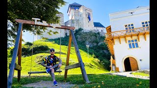 Travel Life Slovakia  MÔJ DEŇ 🧘‍♂️ NA HRADE  Trenčiansky Hrad  City Trenčín [upl. by Ecela247]