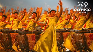 The sound of 2008 people drumming to the same beat  Opening Ceremony Beijing 2008 [upl. by Lenette]