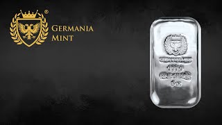 GERMANIA MINT 100 OZ SILVER CAST BAR [upl. by Katina]