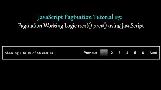 How to create pagination using html css  Pagination ui design using html and css  CSS pagination [upl. by Eedebez570]