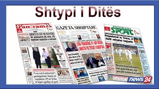 22 shkurt 2024 quotShtypi i ditesquot në News24  quotKoha për tu zgjuarquot ne studio Edvin Peçi [upl. by Wira892]