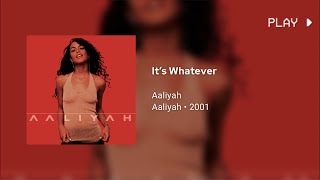 Aaliyah  It’s Whatever 432Hz [upl. by Lehrer784]