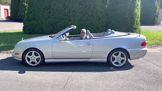 2003 MercedesBenz CLK 430 Convertible Top Operation [upl. by Haberman566]