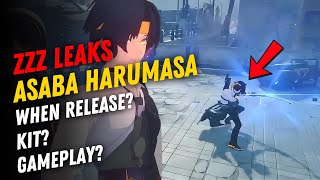 ZZZ LEAKS ABOUT ASABA HARUMASA Release Date Kit Gameplay [upl. by Nitsirhc853]