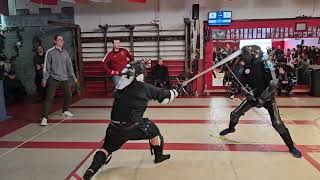 Ascalon 2024 Div 3 Longsword Tans Fights [upl. by Ahtiekahs320]