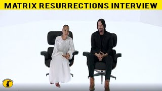 THE MATRIX RESSURECTIONS CAST  CCXP WORLDS 2021 INTERVIEW PANEL [upl. by Pliske]