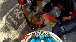 Taxco DH 2013  Crash against an old woman  Gopro POV  DH MTB [upl. by Wachtel]