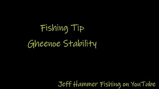 Gheenoe Stability  Fishing Tip Series [upl. by Enimassej]