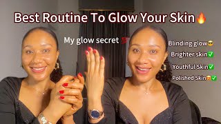 HOW TO GET GLOWING SKIN ✨ glowing skin tipshow to make skin glow glowup clearskin [upl. by Etiuqram]