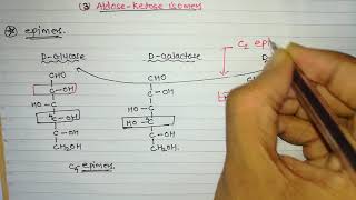 6 Sugar isomers Part5 epimers amp AldoseKetose isomers [upl. by Jarv]