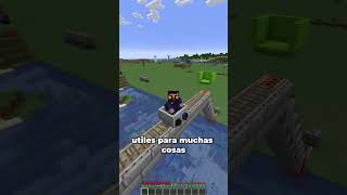 Un uso secreto de los railes en Minecraft [upl. by Eusebio184]