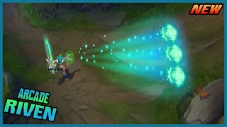 Skin Riven Arcade Prélancement  League of Legends [upl. by Murton]