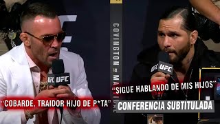 Covington vs Masvidal Rueda de prensa subtitulada  La policía tiene que intervenir  PreUFC 272 [upl. by Rafat582]