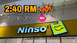 Cheap Shop In Malaysia Ninso✌️ [upl. by Anilra]