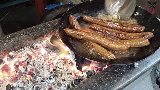 Seekh Kabab Karahi  Street Food Of Peshawar [upl. by Conchita]