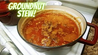 How to Cook Sierra Leone Groundnut Stew Peanut Butter Stew [upl. by Marino790]