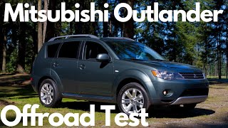 Mitsubishi Outlander XL 24 Offroad Test 2WD vs 4WD vs Differential LOCK [upl. by Nedry]