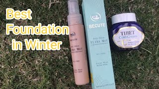 Becute Ultra Matte oil free foundation  Honest Review [upl. by Orfield974]