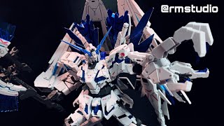 RG 1144 UNICORN GUNDAM PERFECTIBILITY THE GUNDAM BASE LIMITED Speed build Review [upl. by Hal400]