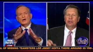 Ohio Gov John Kasich on FOX News The OReilly Factor [upl. by Gnirol]