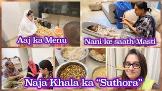 Naja Khala ke haath ka “Suthora”  Suthora Recipe Ruhaan ka naya fav timepass [upl. by Nylla]