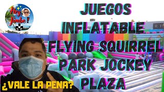 🔴 JUEGOS INFLATABLE PARK  JOCKEY PLAZA PUERTA 7 DIVERSIÓN EN FAMILIA 🔴 [upl. by Yleen]