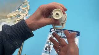 Attaching chain loop to a window shade Clutch [upl. by Nerek]