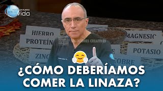 ¿Cómo deberíamos comer la linaza 🤗 [upl. by Nrojb]