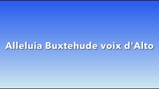 Alleluia de Buxtehude Alto [upl. by Atteve428]