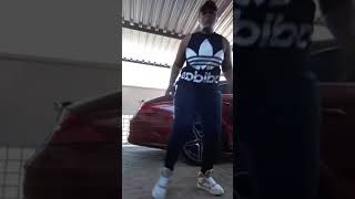 Charma Gal dancing Makhadzi new song [upl. by Nived]