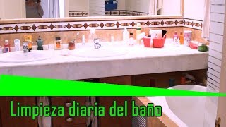 RUTINA DE LIMPIEZA DIARIA DEL BAÑO con oxígeno activo  El mundo de Gracia [upl. by Salakcin20]