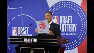 NBA Draft Lotter Results Atlanta Hawks jump 9 spots to win NBA draft lottery 2024 [upl. by Photina]