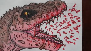 Dibujo del Devorador de Almas Trex FANART [upl. by Ajram]