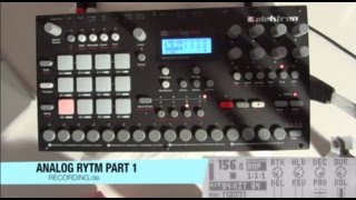 Demo Elektron Analog Rytm Part 1 GERMAN [upl. by Johnsten]